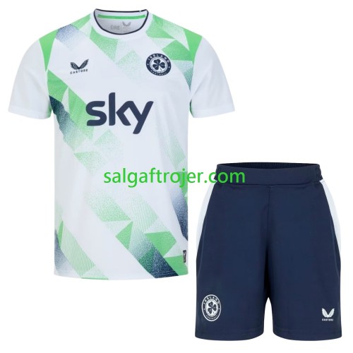 Irland Fodboldtrøjer Børn Udebanesæt 2026 Kort ærmer Irland Fodboldtrøjer Børn Udebanesæt 2026 Kort ærmer